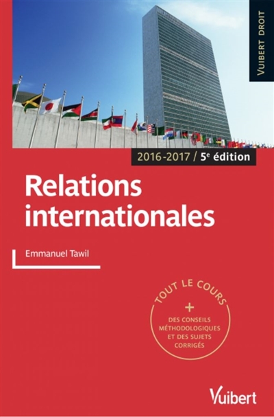 Relations internationales : 2016-2017