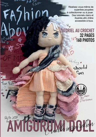 Amigurumi Doll : Patron au crochet inspiration Cruella 2