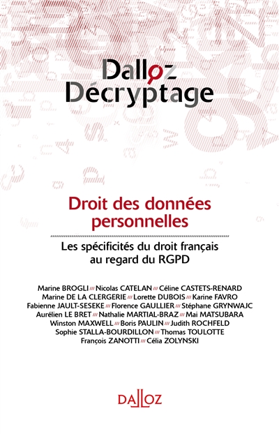 Droit des données personnelles : les spéciificités du droit français au regard du RGPD