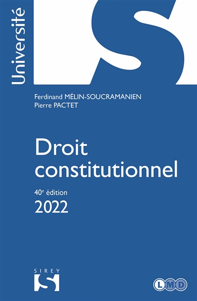 Droit constitutionnel 2022