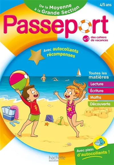 Passeport de la moyenne section à la grande section, 4-5 ans : toutes les matières