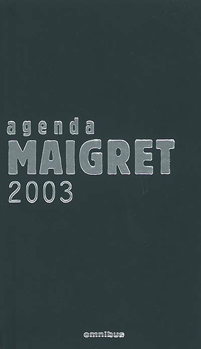 Agenda Maigret