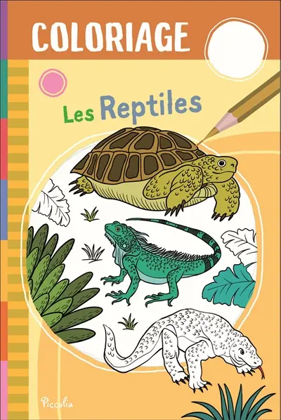 Les reptiles : coloriage