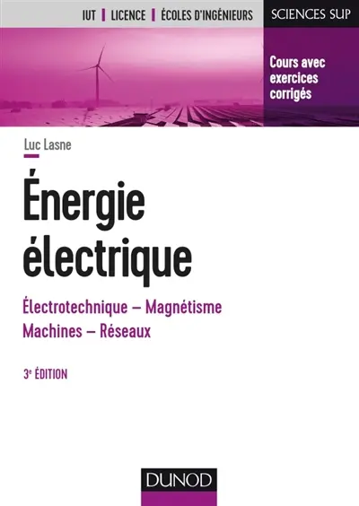 Energie électrique : électrotechnique, magnétisme, machines, réseaux