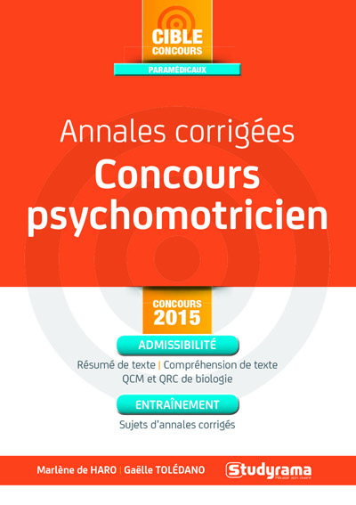 Annales corrigées concours psychomotricien 2015