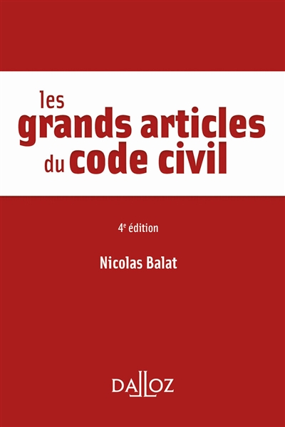 Les grands articles du code...