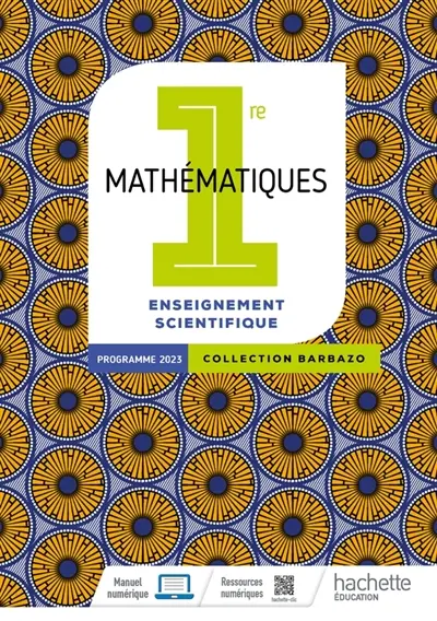 Mathématiques 1re enseignement scientifique : programme 2023