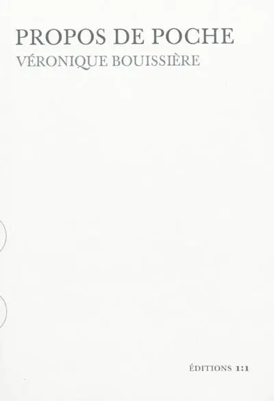 Propos de poche