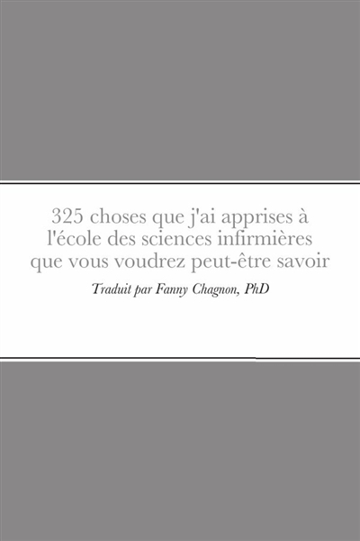 325 choses que j'ai...