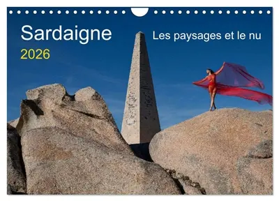 Sardaigne : Les paysages et le nu (Calendrier mural 2026 DIN A4 vertical), CALVENDO calendrier mensuel : Photos érotiques au bord de la mer
