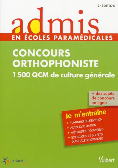 Concours orthophoniste : 1.500 QCM de culture générale