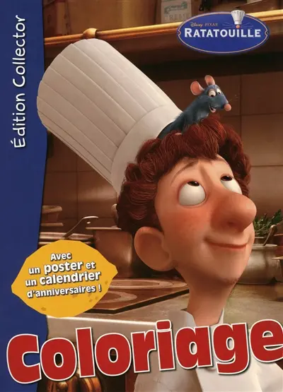 Ratatouille : coloriage