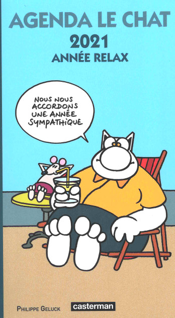 Agenda Le Chat 2021 : année relax