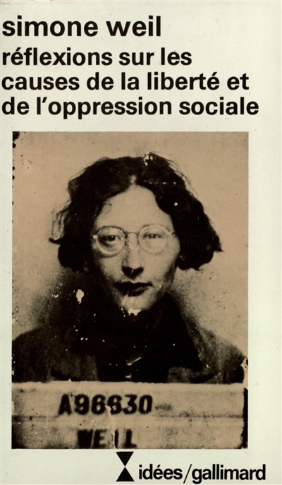 Réflexions sur les causes de la liberté et de l'oppression sociale