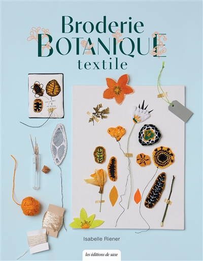 Broderie botanique textile