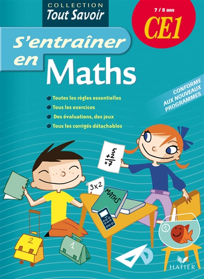 S'entraîner en maths CE1, 7-8 ans