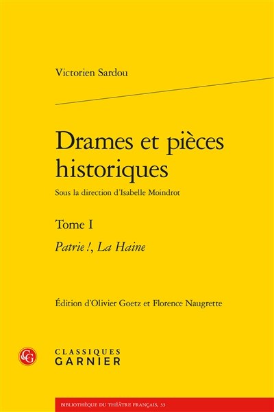 Drames et pièces historiques. Vol. 1