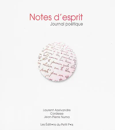 Notes d'esprit : journal poétique