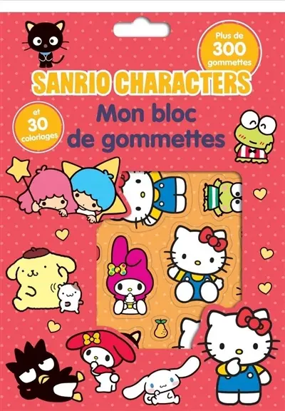 Sanrio characters : mon bloc de gommettes