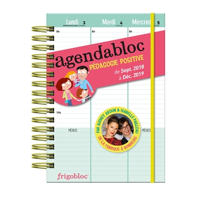 Agendabloc pédagogie positive : de sept. 2018 à déc. 2019