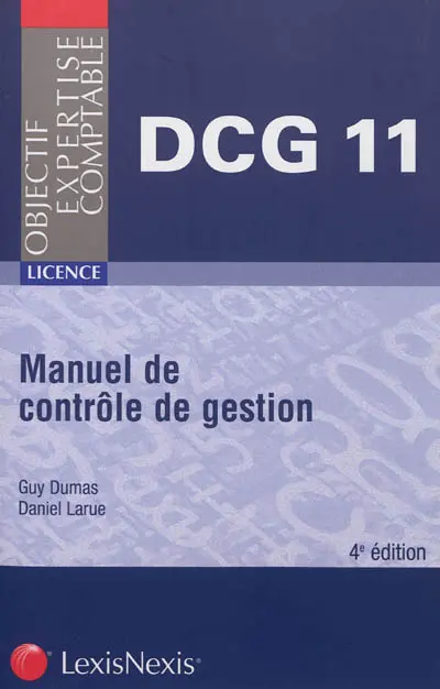 Manuel de contrôle de gestion, DCG 11