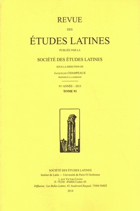 Revue des études latines,...