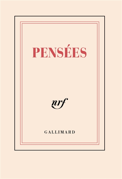 Pensées : carnet poche