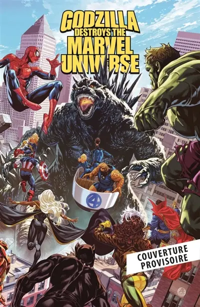 Godzilla destroys the Marvel universe