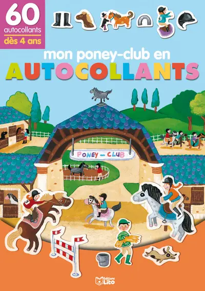 Mon poney-club en autocollants