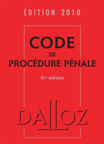 Code de procédure pénale :...