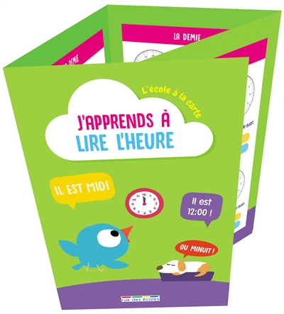 J'apprends à lire l'heure
