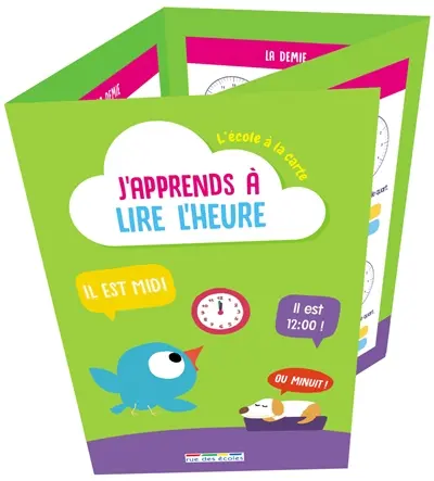 J'apprends à lire l'heure