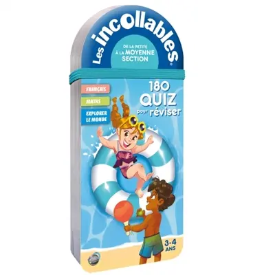 180 quiz pour réviser : de la petite à la moyenne section, 3-4 ans