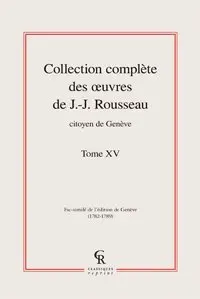 Oeuvres complètes. Vol. 15