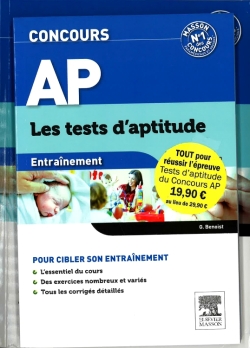Concours AP : les tests d'aptitude : pack 2 volumes