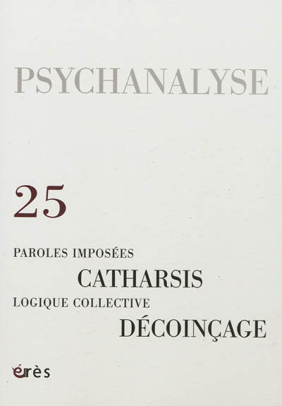Psychanalyse, n° 25