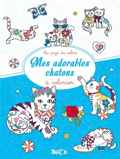 Mes adorables chatons à colorier