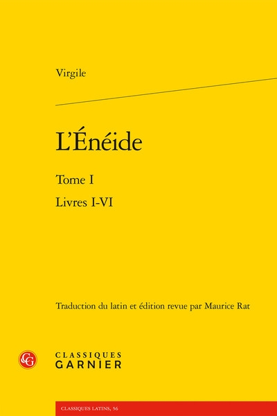 L'Enéide. Vol. 1. Livres I-VI