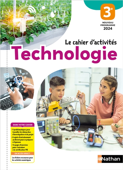Technologie 3e : le cahier...