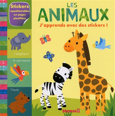 Les animaux : j'apprends avec des stickers !