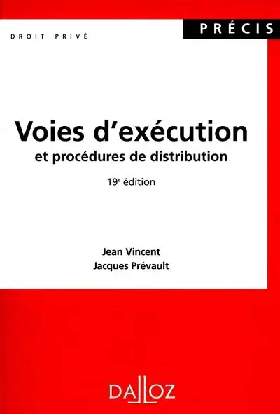 Voies d'exécution et procédures de distribution