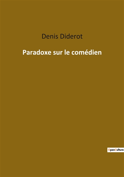 Paradoxe sur le comédien