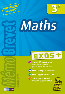 Maths 3e, brevet