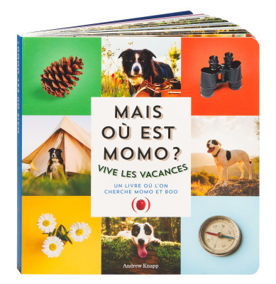 Mais où est Momo ?. Vive les vacances : un livre où l'on cherche Momo et Boo