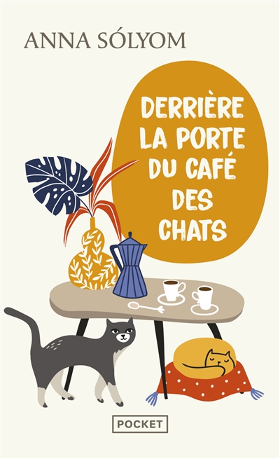 Derrière la porte du café...