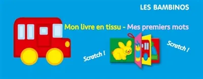 Mes premiers mots : mon livre en tissu