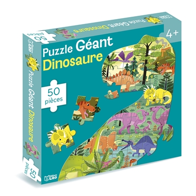 Dinosaure : puzzle géant :...