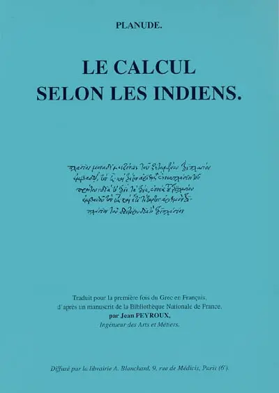 Le calcul selon les indiens
