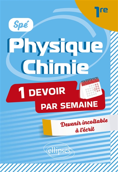 Spé physique chimie 1re : 1...