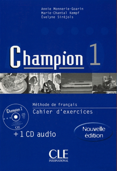Champion 1 pour le DELF : méthode de français, cahier d'exercices